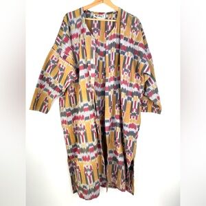 Divali Ikat Coat Kaftan